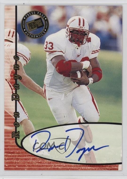 Ron Dayne Press Pass Autograph # Base