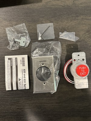 #ad #ad Schlage 621 x AL RD EX x DA Heavy Duty Push Button 1 1 4” Single Gang 626 Finish $69.00