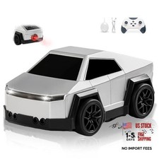 Remote Control Car Cyber-Inspired Rc Cars Toys with Drift Spray Lights Silver
