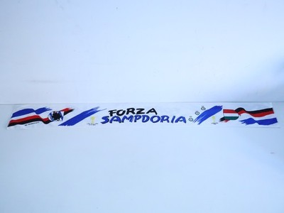 Sampdoria Forza Fußball Schal Vintage 1990er weiß Promos SRL