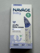 New SEALED NAVAGE BABY Electric Nasal Aspirator Infant Nose Cleaner Sick Cold