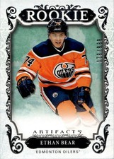 2018-19 Upper Deck Artifacts Hockey - Base - Rookie /999 #162 Ethan Bear - Edmon