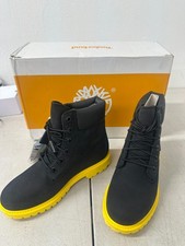 Timberland Heritage 6" Waterproof Boots - Women's US 6 - Black / Yellow