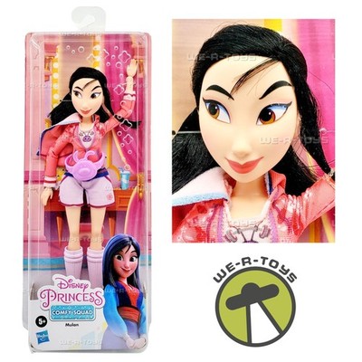 Disney Princess Comfy Squad Mulan Doll 2021 Hasbro 99032