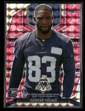 2022 Panini Mosaic #349 Dareke Young Mosaic Camo Pink