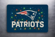 3x2 New England Patriots Christmas Snow Fridge Refrigerator Car Magnet NFL