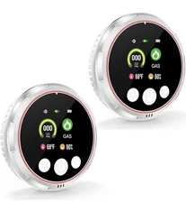 Gedsffati Combined Smoke, Gas and Carbon Monoxide Alarm (2 Pack)