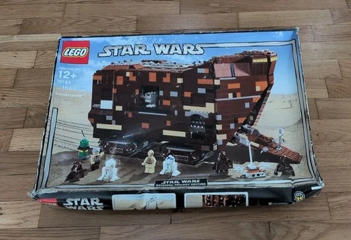 LEGO Star Wars 10144 Sandcrawler Trilogy Instructions Minifigures NEW Open Box