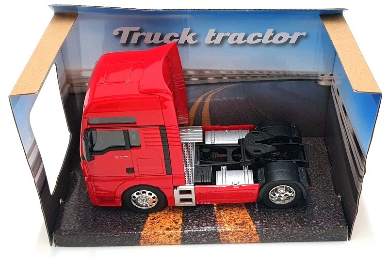 Welly 1/32 Scale Model Car 32650S-W - MAN TGX - Red - Image 4 of 4