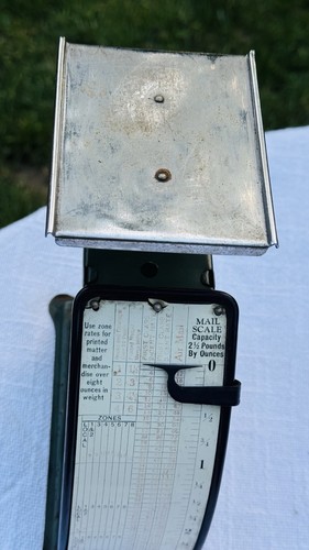 Vtg  Hanson Model# 1932 Made in the USA 2.5 lb limit mail scale - Picture 6 of 24