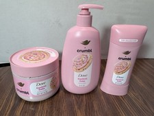 New Dove X CRUMBL CONFETTI CAKE 3 Pieces Body Scrub, Hand Wash  Deodorant