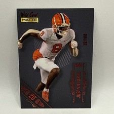 Justyn Ross 2022 WIld Card Matte #MB-66 Rookie #/100 Rare RC SP Clemson - Chiefs. rookie card picture