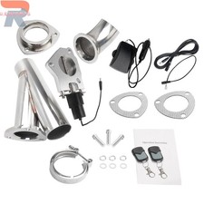 2.5 Electric Exhaust Valve Y-pipe System For Universal Wireless Remote Kit