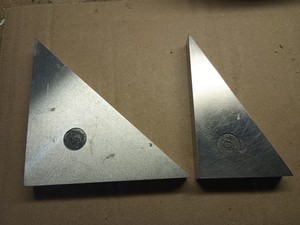 2 Pack 45 45 90 Degree Angle Blocks 30 60 90 Degree Angle Machinist Plate