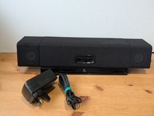Logitech S-00041  USB Hub Speakers - Black with PSU - Tested - Not Bluetooth
