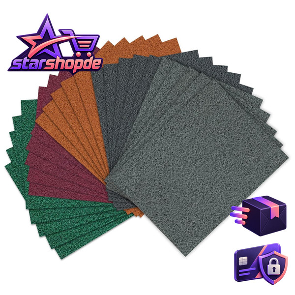 flintronic 20 StüCk SchleifschwäMme, Nass-Trocken-Schleifpapier, KöRnung Handsch-image