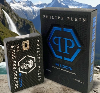 Philipp Plein No Limits Plein Super Fresh EDT for Men 3oz/90ml New Unsealed