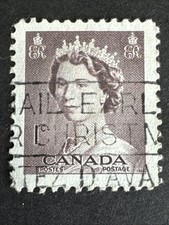 Canada 1953 - 1 Cent Definitive Postage Stamp - Queen Elizabeth II