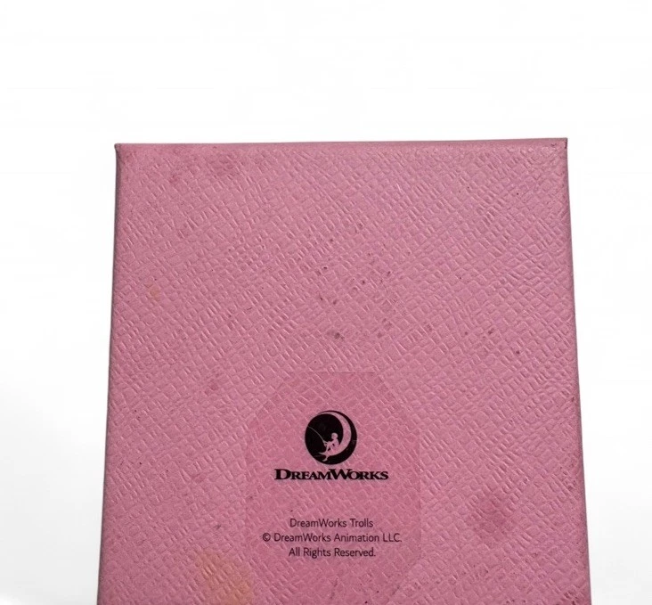 Colgante Trolls Buena Suerte SWAROVSKI, Rosa, Chapado en Oro Foto 3 de 4