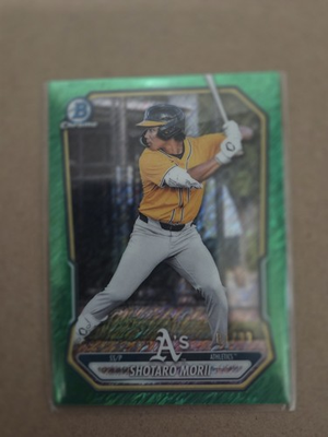 #ad Topps 2025 Bowman Chrome Prospects Shotaro Morii BCP 48 Athletics 99 $75.00