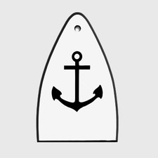 GUITAR TRUSS ROD COVER Engraved Etch - Fit Paul Reed Smith PRS USA - ANCHOR Ship