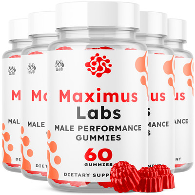 (5 Pack) Maximus Labs Gummys Male Health Support Formula MaximusLabs 300 Gummies