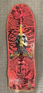 Vintage Powell Peralta Skull And Sword Skateboard Deck