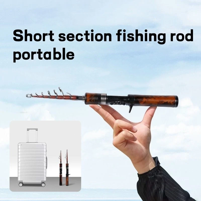Spinning Rod 5ft 6ft Telescopic Rod Carbon Fast Travel Trout Rod Casting
Opens in a new window or ta