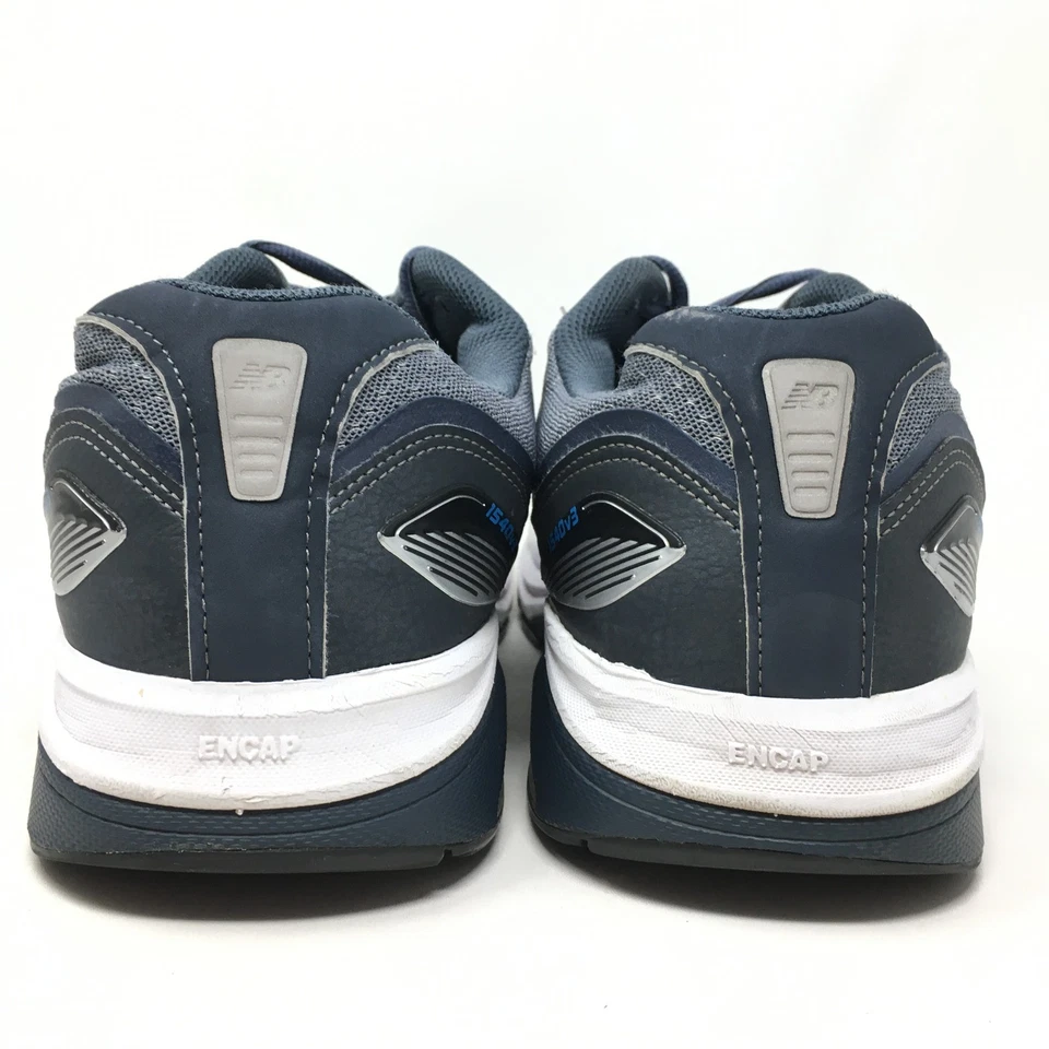 Tênis de caminhada New Balance 1540 v3 masculino tamanho 12 6E cinza azul feito nos EUA - Imagem 3 de 4