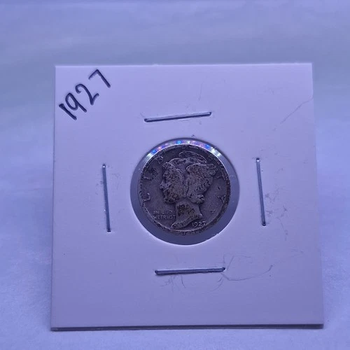 1927 Mercury Dime Silver 10C Circulated US Coin Business Strike Uncertified
