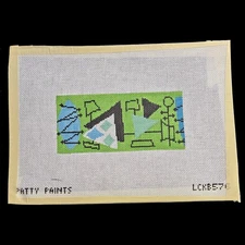 PATTY PAINTS HP NEEDLEPOINT CANVAS:  ABSTRACT RETRO DESIGN INSERT      BM