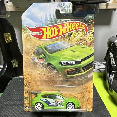 Hot Wheels Volkswagen Scirocco GT24 Rally 1:64 Green Diecast Car