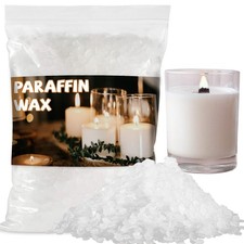 Paraffin Wax for Candle-Making - 430G White 1LB paraffin wax, no