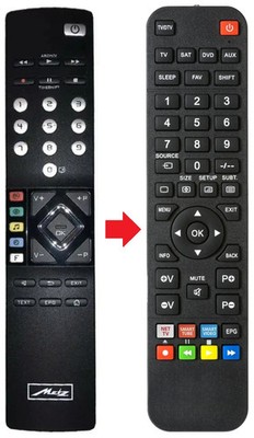 Fernbedienung geeignet für METZ COSMO32TZ38 | COSMO43TZ37 | CUBUS43TY65