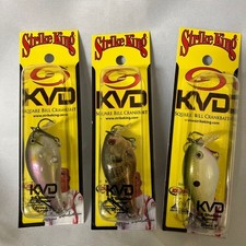 Strike King KVD SQUARE BILL Cbait - Set of 3