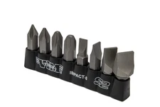VIM TOOLS Impact-8 Impact Quality S2 Bit Set, 8 Piece