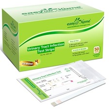Easy Home Urinary Tract Infection Test Strips 50 Individual Pack, Urine Test Str
