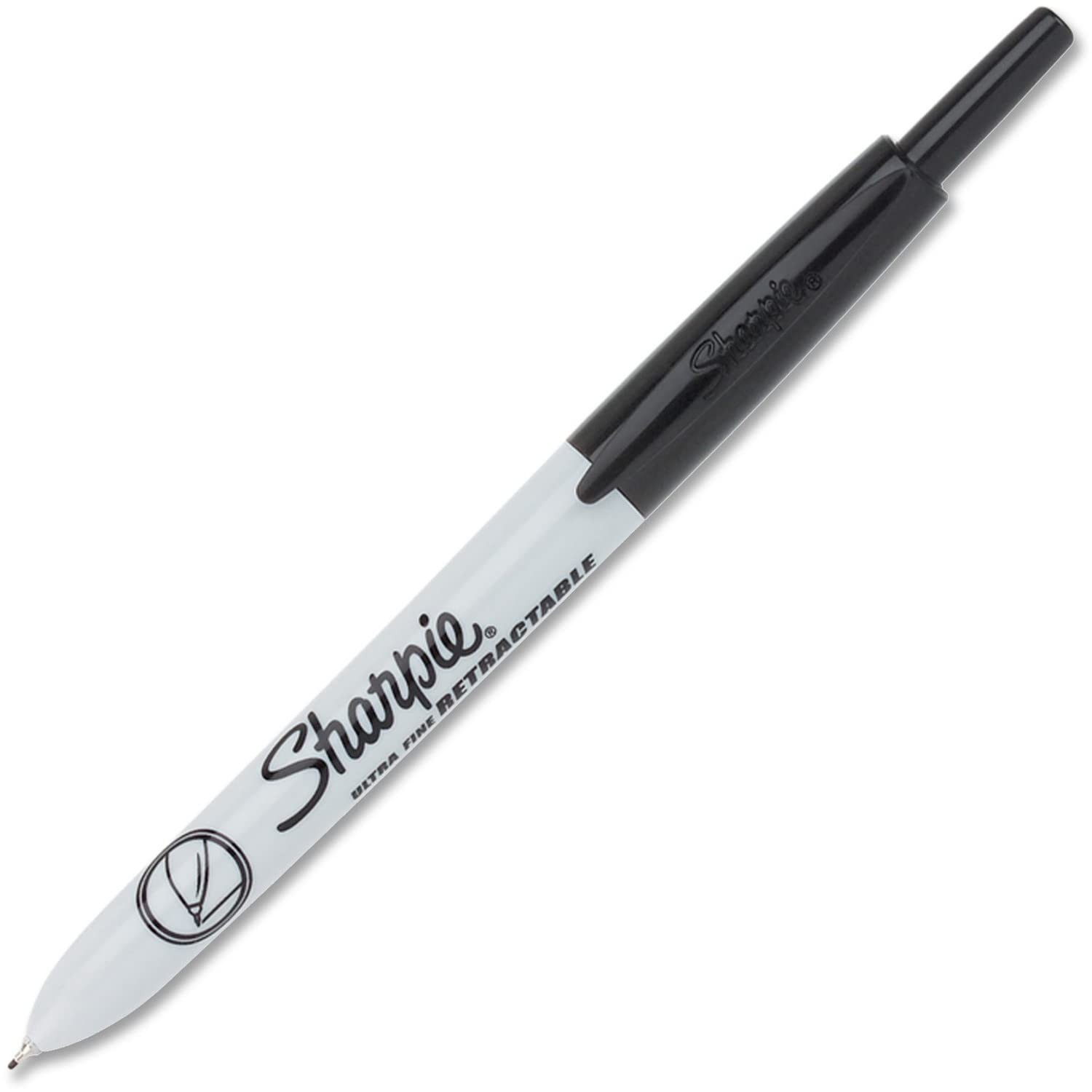Sharpie Ultra Fine Point Retractable Permanent Marker 12 Pack Black Ink