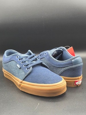 Vans Chukka Low Denim & Gum Low-Top Skate Shoes