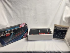 Vtg Rare Working Mattel Electronics STAR HAWK Handheld Electronic Game with Box