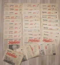 Tygodnik „Solidarność” – komplet oryginalnych wydań nr 1–37 z lat 80!