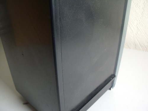 vintage CD Rack storage hanging standing interlocking lid/cover 15 slots black - Photo 8/8
