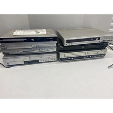 Lot of 6 DVD VCR Combo Players - Philips, Sony, Samsung, CyberHome, Magnavox