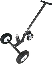 Tow Tuff Trailer Dolly W/ 12" Flat-Free Tires & 8" Swivel Caster Wheel, 800 Lb C