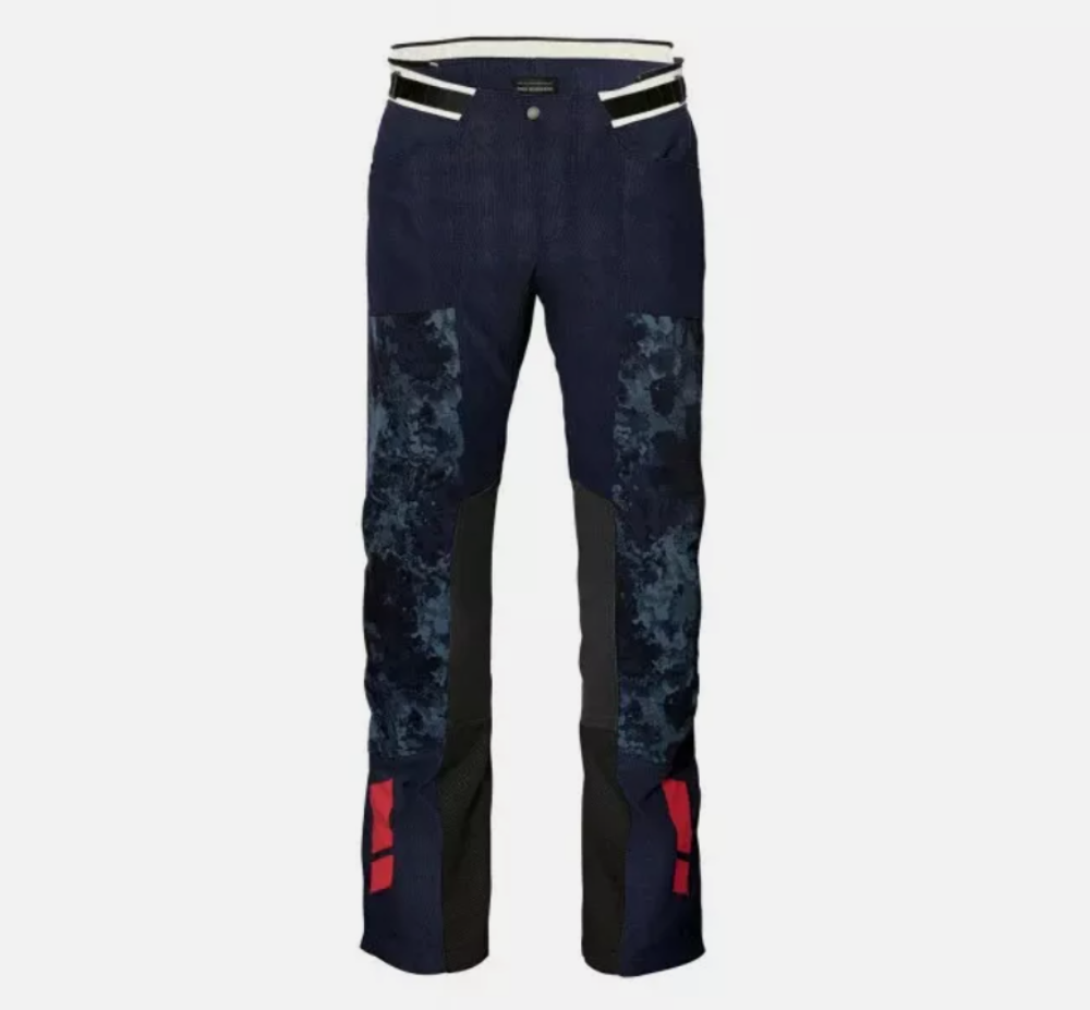 BMW Motorrad Mens GS Ralleye Air Pants Navy Blue White Red Size 52