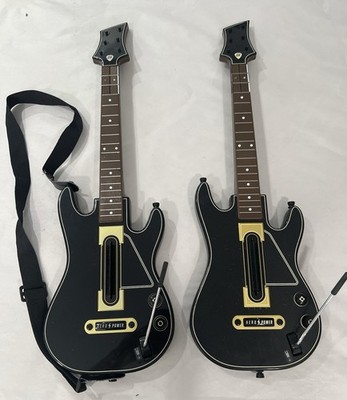 Guitar HERO POWER Wireless Xbox 360 PS3 Lot Of Two 2 No Dongles! CE0700