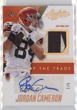 2014 Absolute Tools of the Trade Signatures Prime 1/5 Jordan Cameron Auto h8k