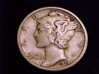 1928-P  Mercury Dime,  Fine Grade