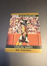 1990 Pro Set - League Leader Sterling Sharpe #13 Green Bay Packers