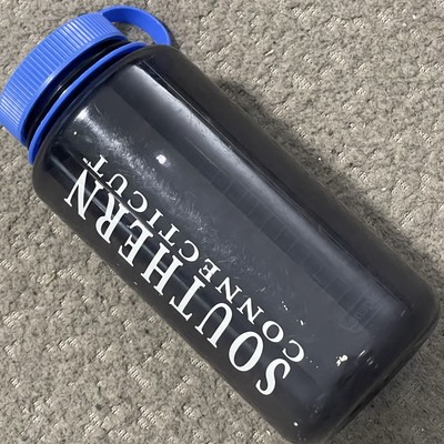Nalgene Water Bottle 32oz Blue Wide Mouth Southern Connecticut SCSU 1000ML